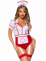 NURSE FEELGOOD Nurse Costume - LEG AVENUE Leg Avenue - Boutique Séduction