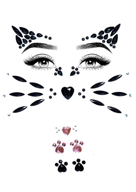 Animal Rhinestone Face Jewels - LEG AVENUE Leg Avenue - Boutique Séduction