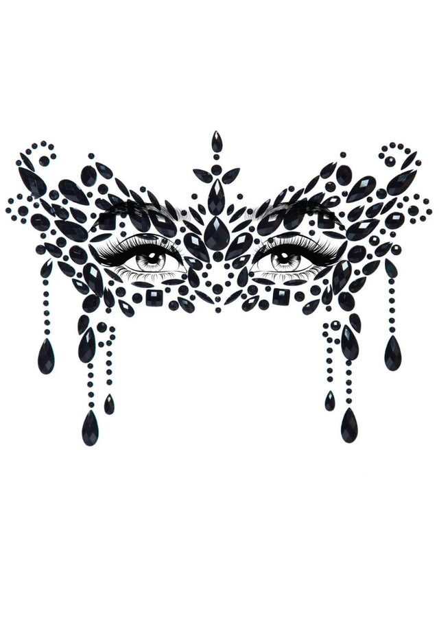 Masquerade Rhinestone Face Jewels - LEG AVENUE Leg Avenue - Boutique Séduction