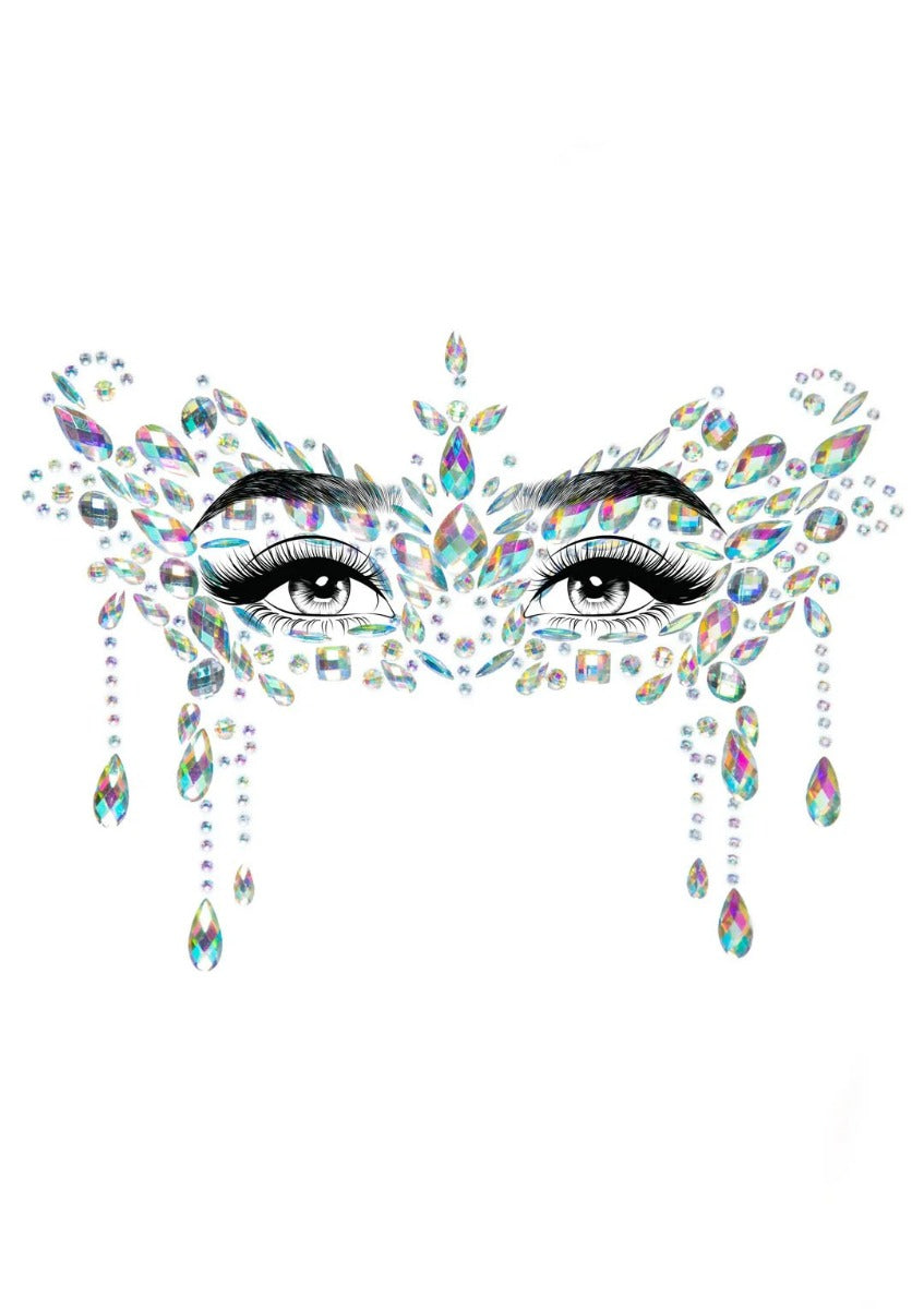 Masquerade Rhinestone Face Jewels - LEG AVENUE Leg Avenue - Boutique Séduction