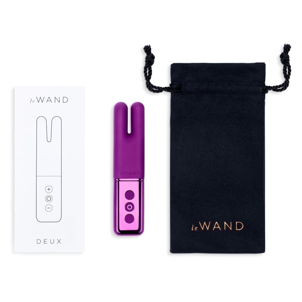 DEUX Twin Motor Rechargeable Vibrator - LE WAND Le Wand - Boutique Séduction