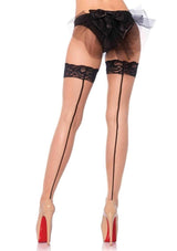 Backseam fishnet stay-up thigh highs - Leg Avenue Leg Avenue - Boutique Séduction