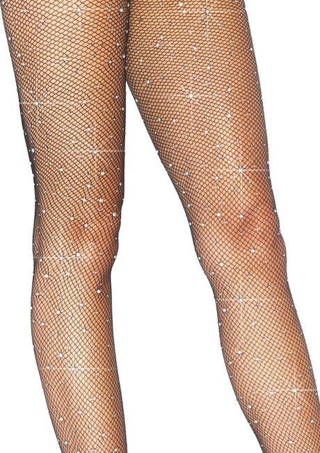 Crystalized Fishnet Tights Leg Avenue - Boutique Séduction