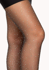 Sheer spandex rhinestone pantiehose Leg Avenue - Boutique Séduction