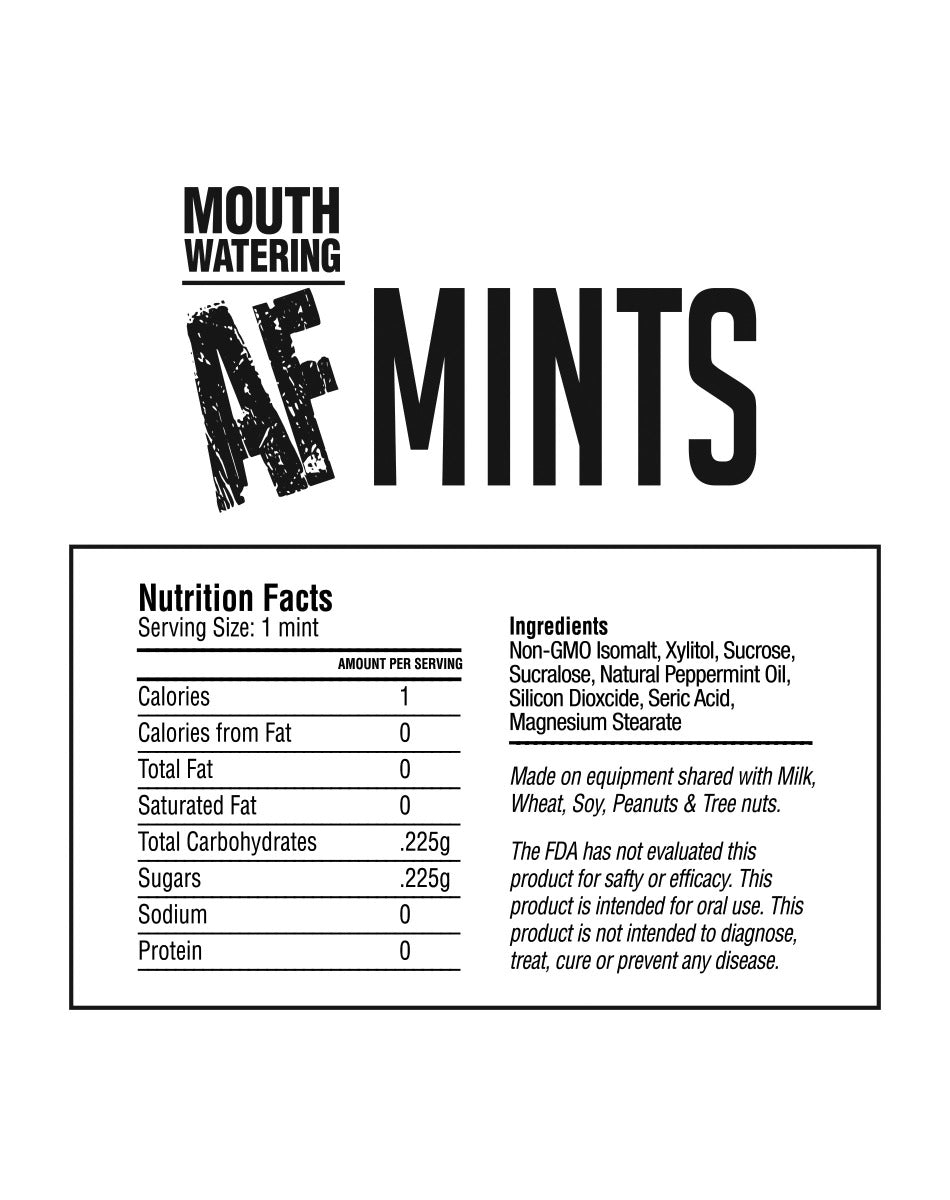 MOUTH WATERING Effervescently Refreching Mints - AF Little Genie - Boutique Séduction