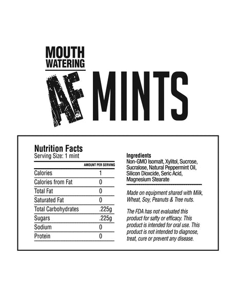 MOUTH WATERING Effervescently Refreching Mints - AF Little Genie - Boutique Séduction