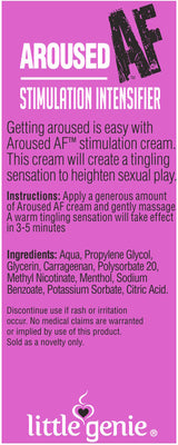 AROUSED Stimulation Intensifier - AF Little Genie - Boutique Séduction