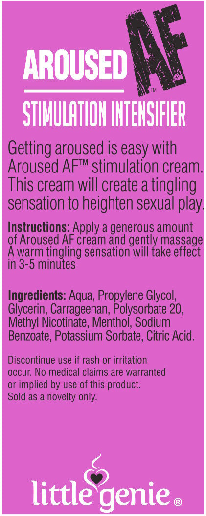 AROUSED Stimulation Intensifier - AF Little Genie - Boutique Séduction