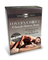 LOVER'S CHOICE Game for Couples - BEHIND CLOSED DOORS Little Genie - Boutique Séduction