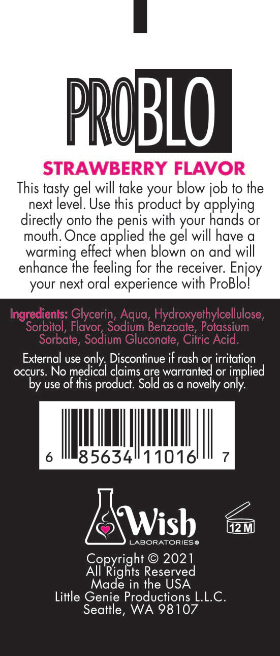 PROBLO Flavored Gel for Blow-Job - LITTLE GENIE Little Genie - Boutique Séduction