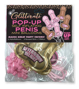 Self-Inflating Pop-Up Penis Balloons Pack of 6 - GLITTERATI Little Genie - Boutique Séduction