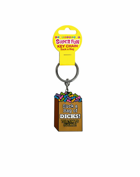 SUCK A BAG OF DICK! Key Chain - SUPER FUN Little Genie - Boutique Séduction