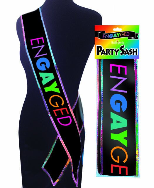 ENGAYGED Party Sash - LITTLE GENIE Little Genie - Boutique Séduction