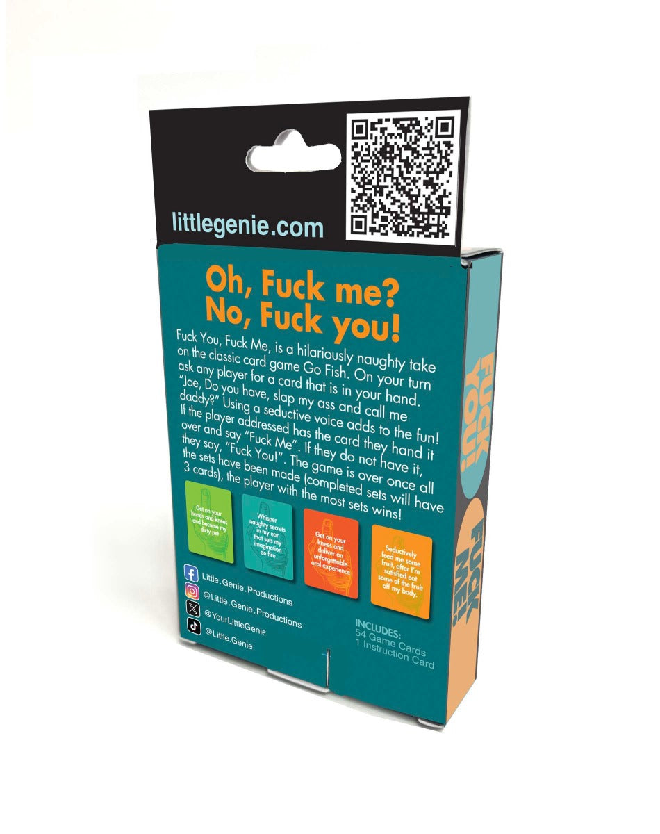 F*CK YOU! F*CK ME! Card Game - LITTLE GENIE Little Genie - Boutique Séduction