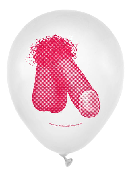 Dirty Penis Balloons Pack of 7 - CANDYPRINTS Little Genie - Boutique Séduction