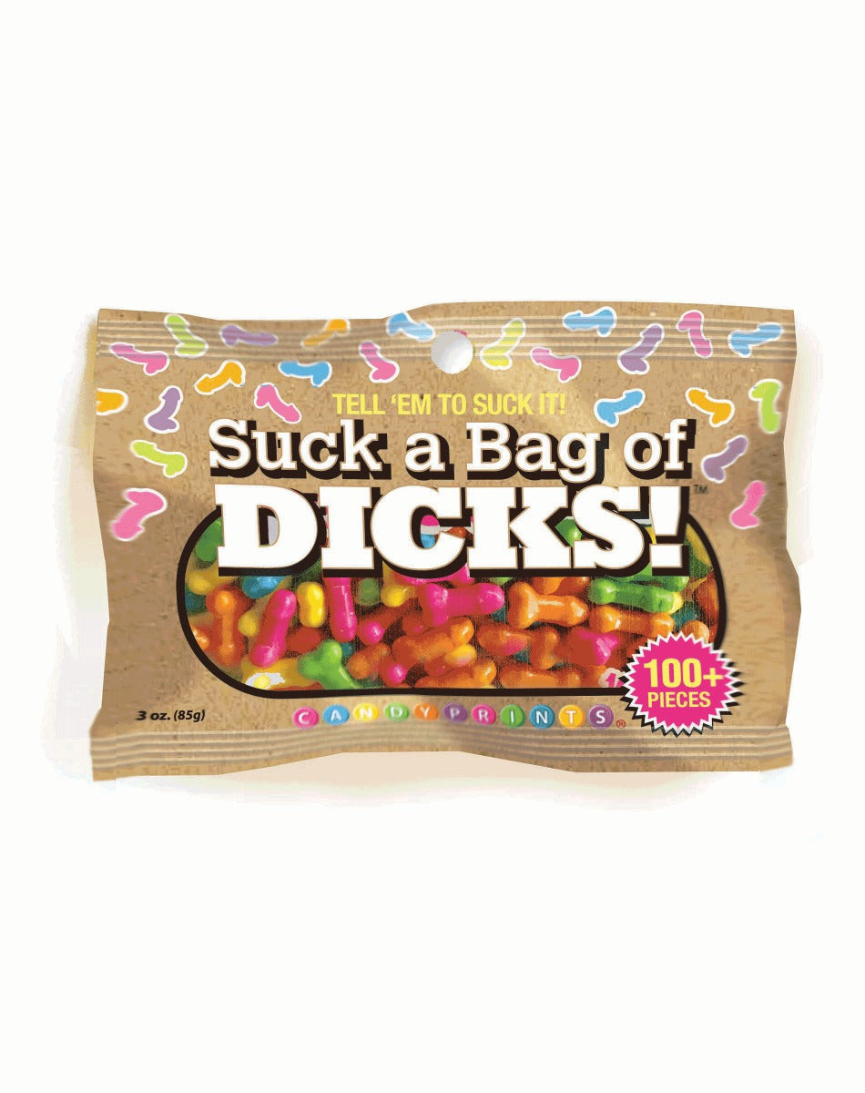 SUCK A BAG OF DICKS! Bag of Candy 85g - CANDYPRINTS Little Genie - Boutique Séduction