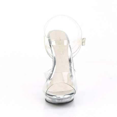 5" (12.7cm) Heel, 3/4" (1.9cm) Platform ankle strap sandal Pleaser Shoes - Boutique Séduction