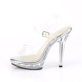 5" (12.7cm) Heel, 3/4" (1.9cm) Platform ankle strap sandal Pleaser Shoes - Boutique Séduction