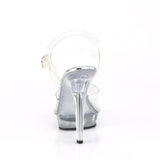 5" (12.7cm) Heel, 3/4" (1.9cm) Platform ankle strap sandal Pleaser Shoes - Boutique Séduction