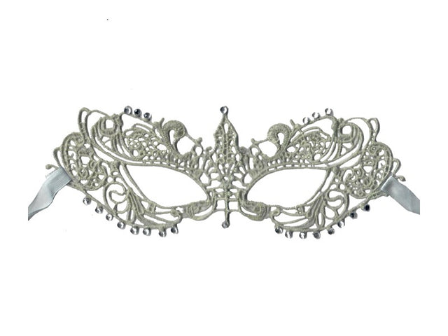 Brocade Lace with Rhinestones Mask - KBW KBW - Boutique Séduction