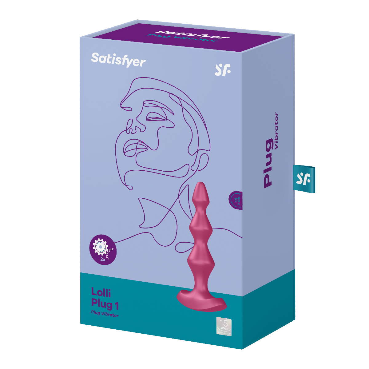 LOLLI PLUG 1 Vibrating Butt Plug Satisfyer - Boutique Séduction