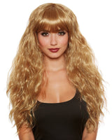 Long wavy wig - Dreamgirl Wigs - Honey Brown Dreamgirl International - Boutique Séduction