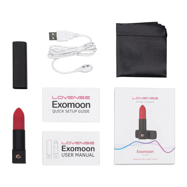 EXOMOON Mini Lipstick Vibrator - LOVENSE Lovense - Boutique Séduction