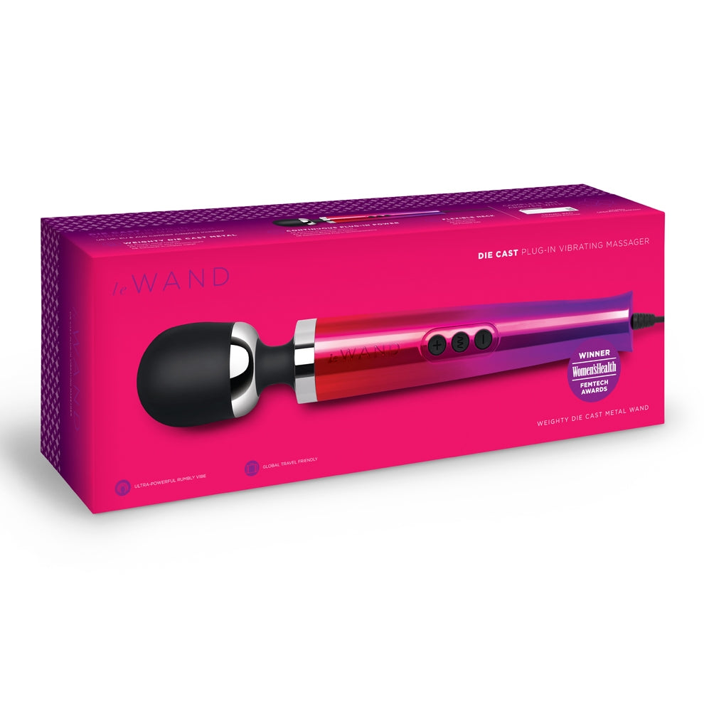 DIE CAST Plug-In Vibrating Massager - LE WAND Le Wand - Boutique Séduction