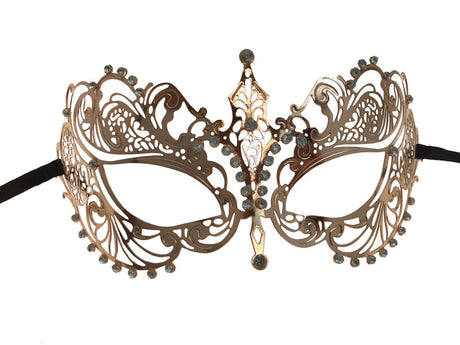 Mascarade mask - KBW - Laser-cut metal KBW - Boutique Séduction