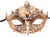 Mascarade mask - KBW - Laser-cut metal KBW - Boutique Séduction