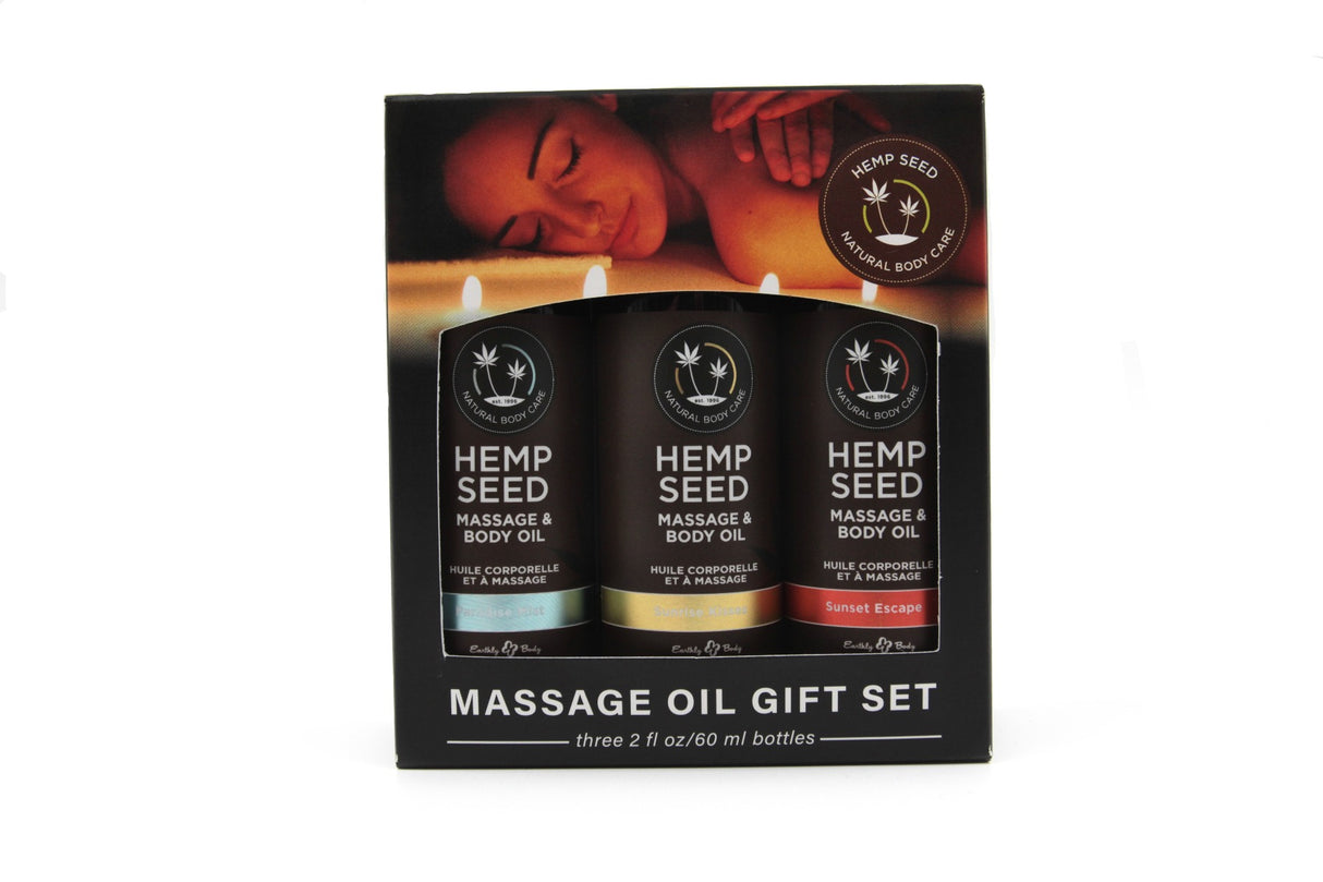 Massage Oil Gift Set - EARTHLY BODY Earthly Body - Boutique Séduction