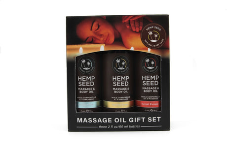 Massage Oil Gift Set - EARTHLY BODY Earthly Body - Boutique Séduction