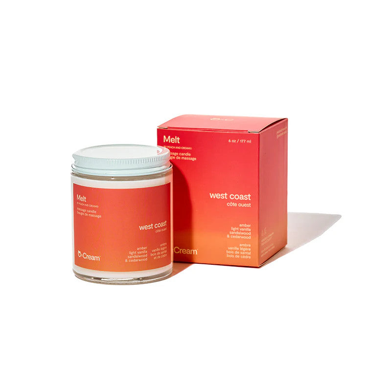 MELT Massage Candle - P&C Peach & Cream - Boutique Séduction