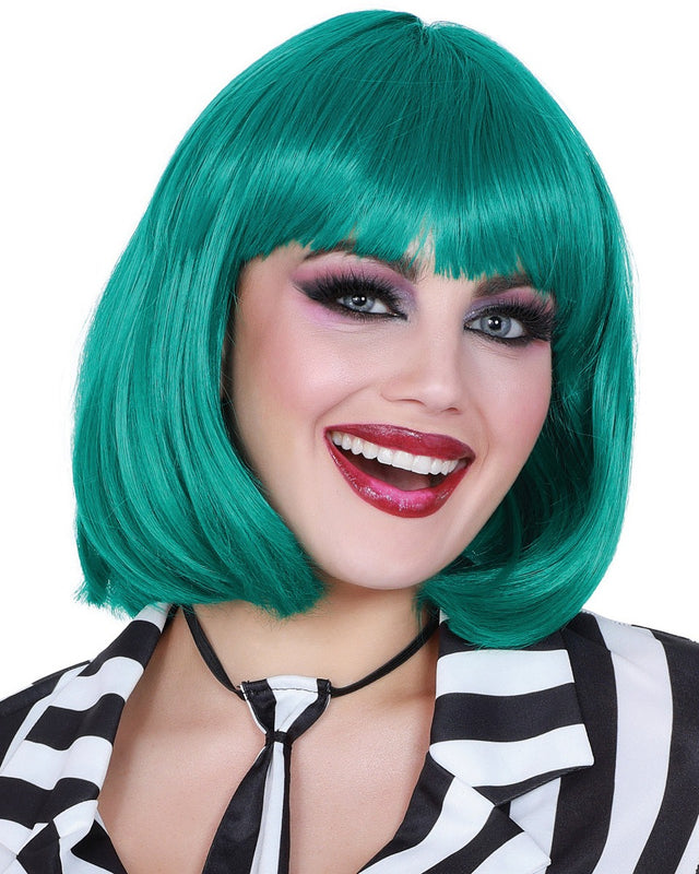 Mid-length bob wig - Dreamgirl Wigs - Teal Dreamgirl International - Boutique Séduction