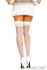 Backseam Sheer Thigh Hi - MUSIC LEGS Music Legs - Boutique Séduction