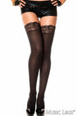 Lace Top Opaque Thigh Hi - MUSIC LEG Music Legs - Boutique Séduction