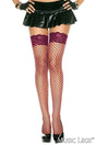 Stretch Fishnet Thigh High Stockings Music Legs - Boutique Séduction