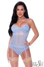 Stretch Lace Bustier Exposed - Boutique Séduction