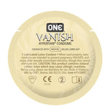 VANISH Hyperthin Condom - ONE One Condom - Boutique Séduction