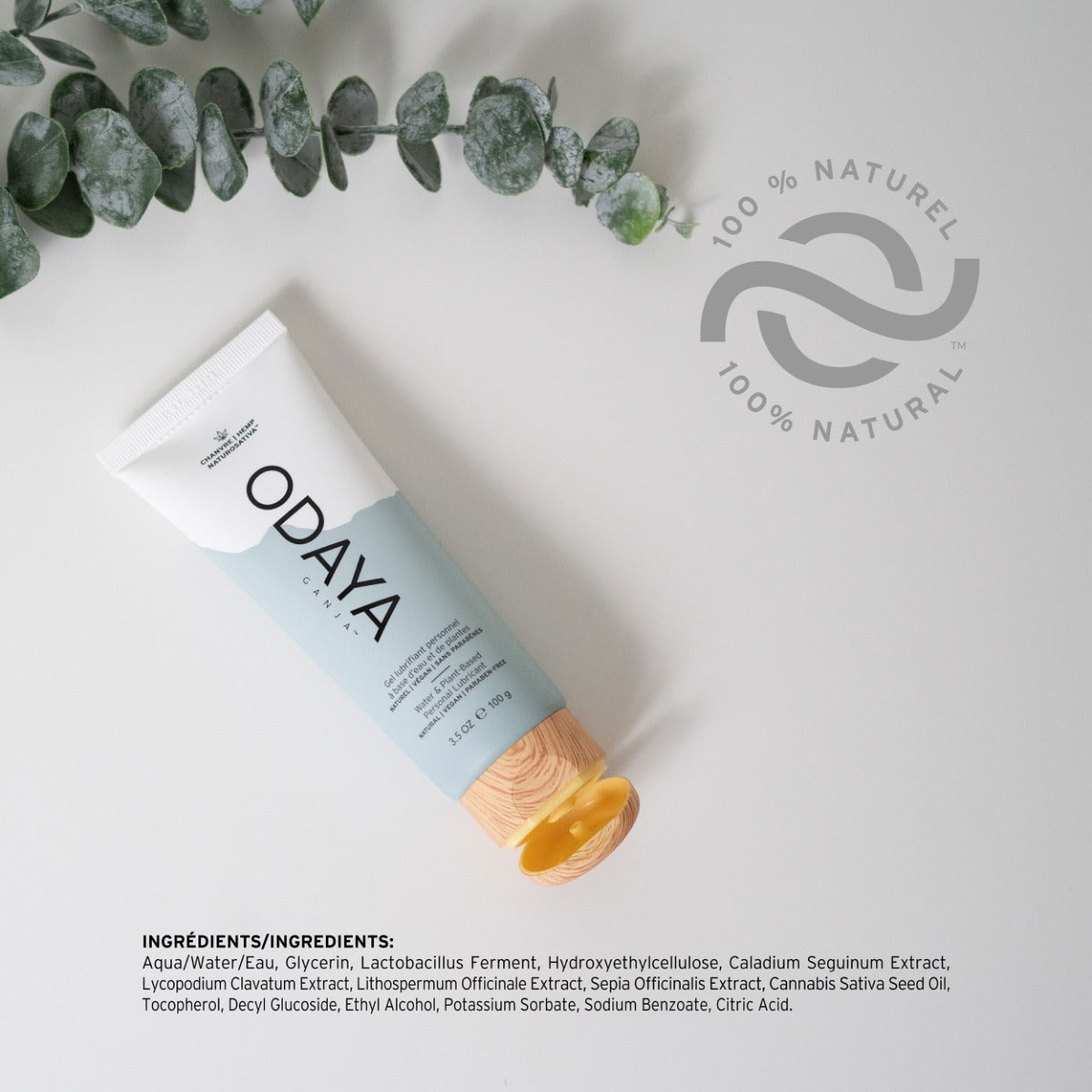 Water & Plant-Based Personal Lubricant Gel - ODAYA Odaya - Boutique Séduction