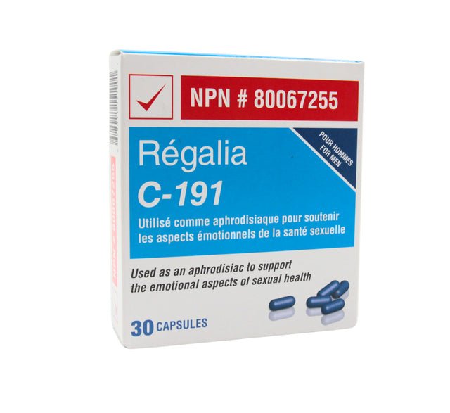 RÉGALIA C-191 Supplements For Men Postal - Boutique Séduction