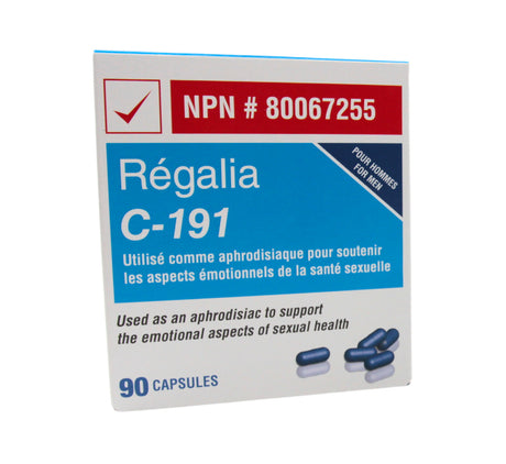 RÉGALIA C-191 Supplements For Men Postal - Boutique Séduction