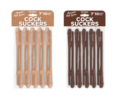 COCK SUCKERS Reusable Pecker Straws - HOTT PRODUCTS Hott Products - Boutique Séduction