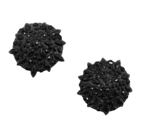 Black Crystal Nipple Cover - CAROLINE Caroline Bijoux - Boutique Séduction