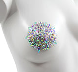 Iridescent Crystal Nipple Cover - CAROLINE Caroline Bijoux - Boutique Séduction