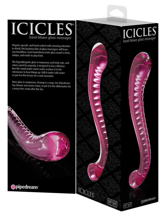 Glass Dildo No.69 - ICICLES Icicles - Boutique Séduction