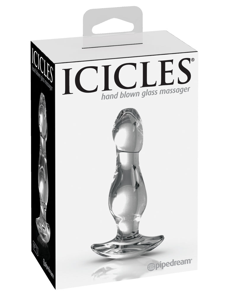 Glass butt plug - Icicles - No.72 Icicles - Boutique Séduction