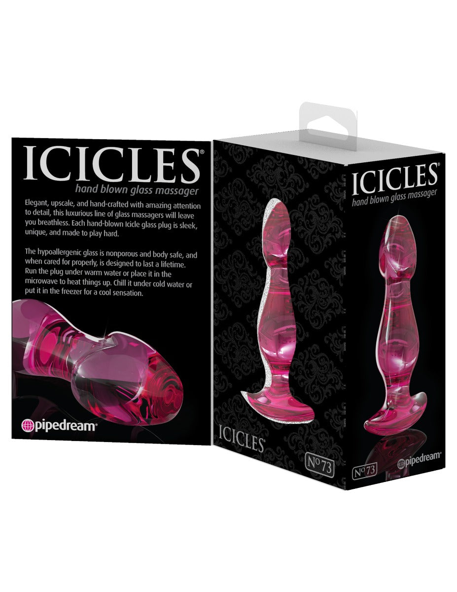 Glass butt plug - Icicles - No.73 Icicles - Boutique Séduction