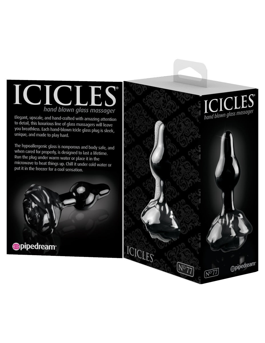 Glass butt plug - Icicles - No.77 Icicles - Boutique Séduction