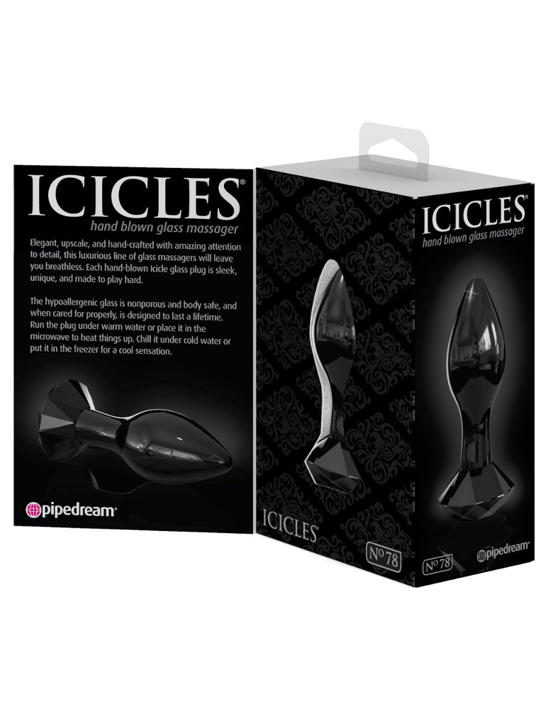 Glass butt plug - Icicles - No.78 Icicles - Boutique Séduction